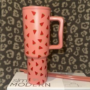 Simple Modern TREK 40oz tumbler Watermelon 🍉 Breeze 🍉New & Never Used 🍉 😍 🍉